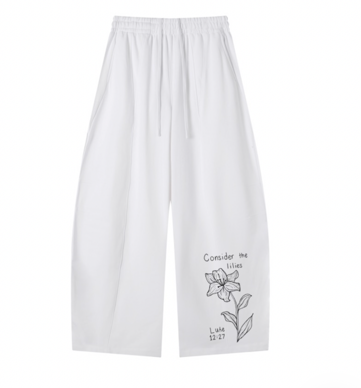 Consider the lilies sweats