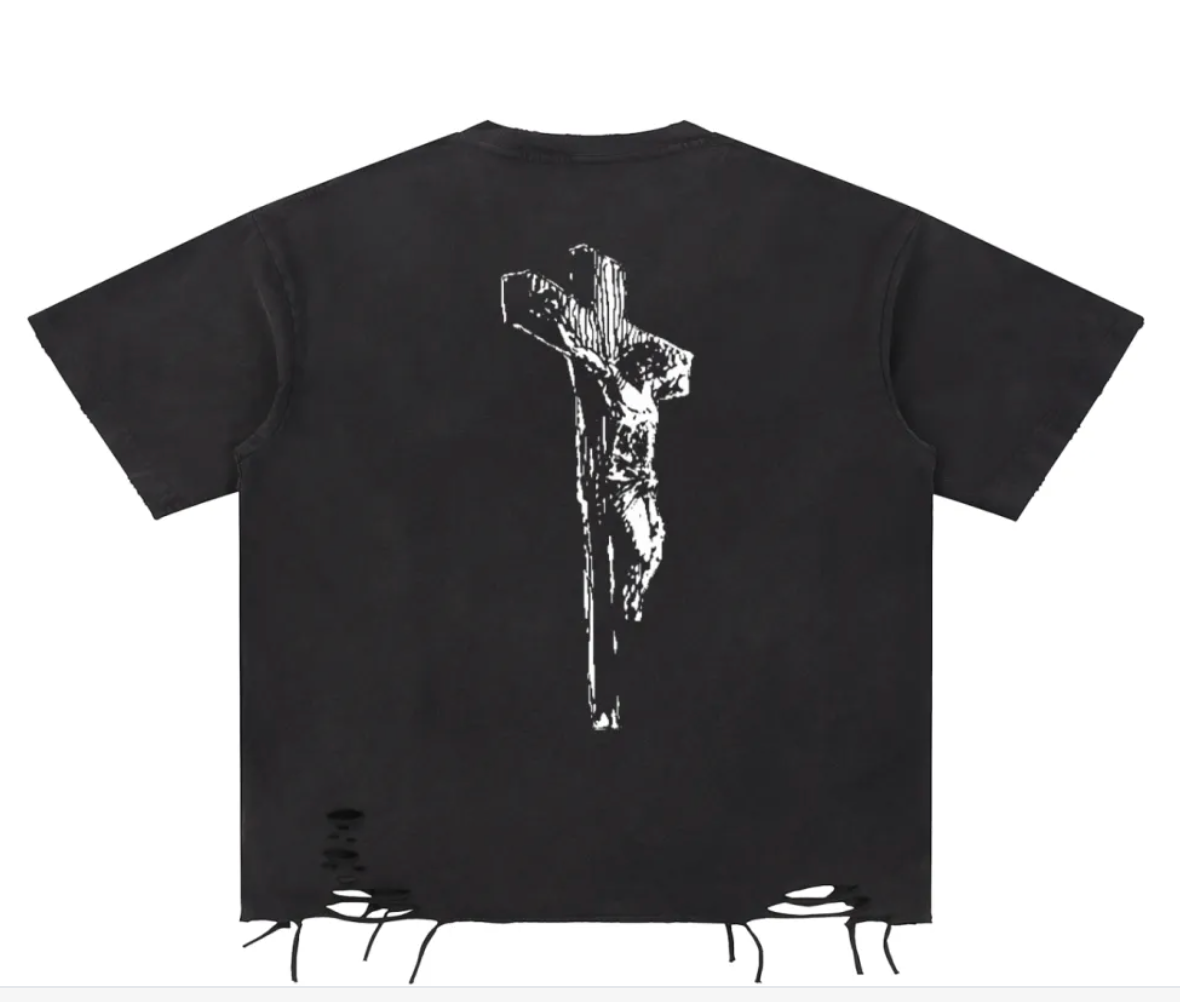 Jesus on the cross Beat T-Shirt