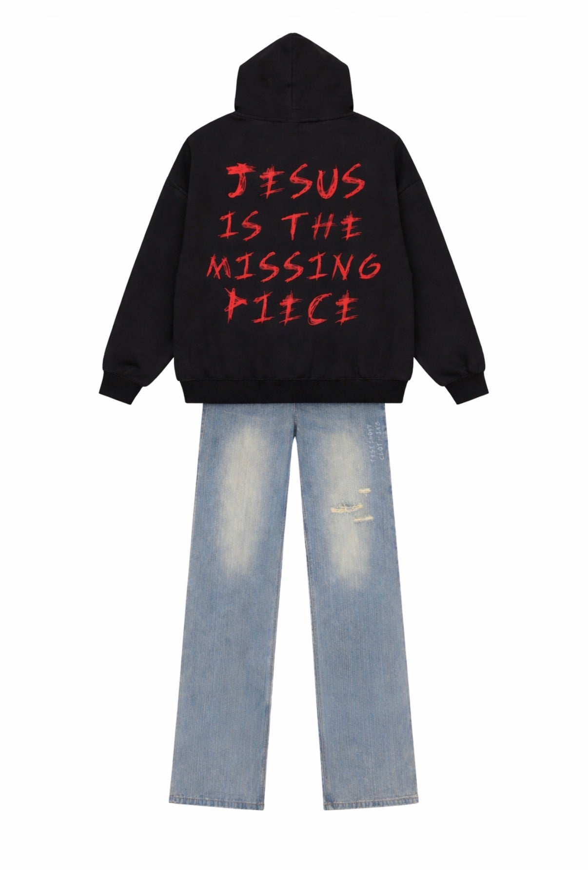 Jesus is the missing piece Jeans combo