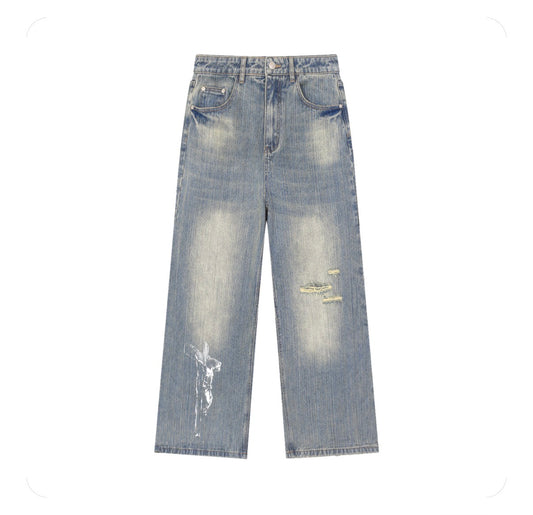 Jesus on the cross jeans