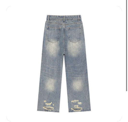 Jesus on the cross jeans