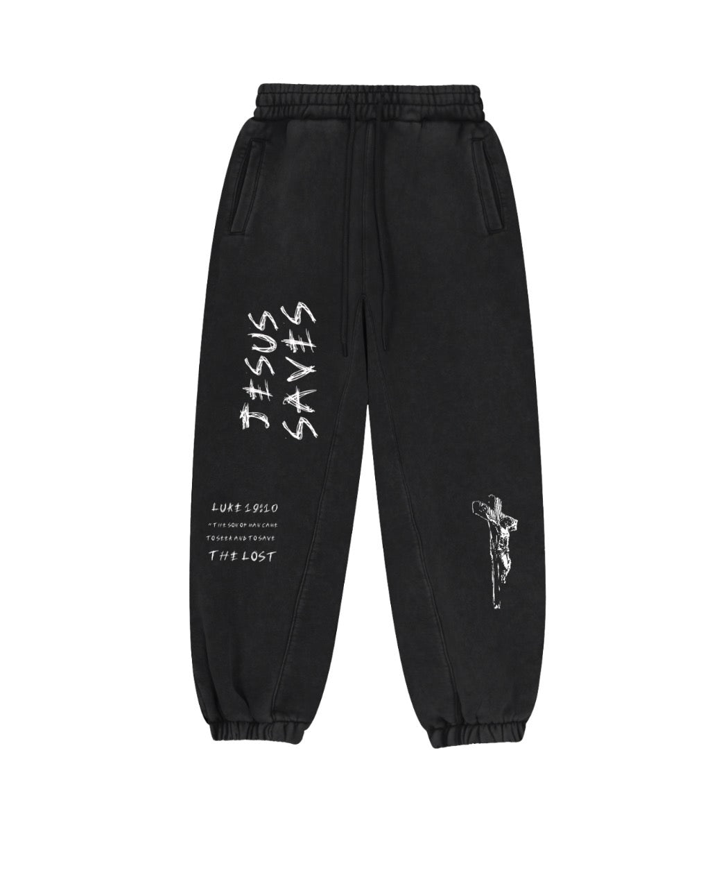 Jesus saves cuffed sweats