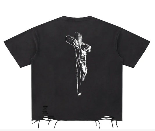 Jesus on the cross Beat T-Shirt
