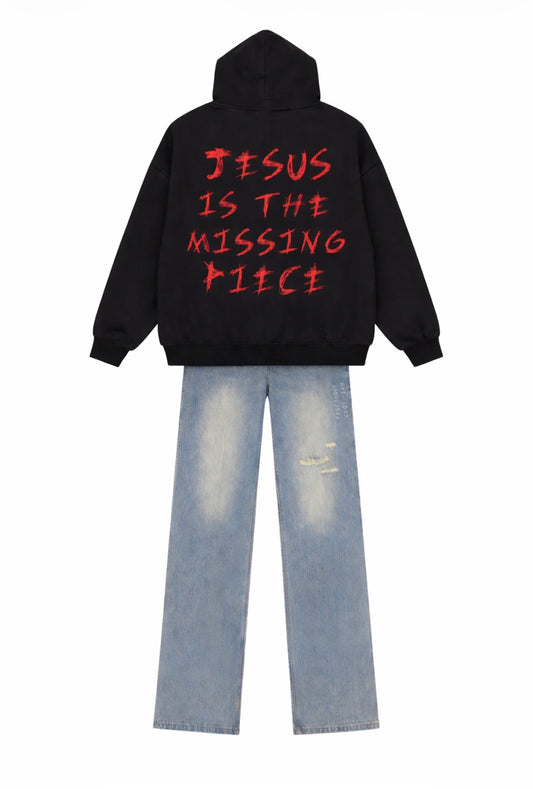 Jesus is the missing piece Jeans combo