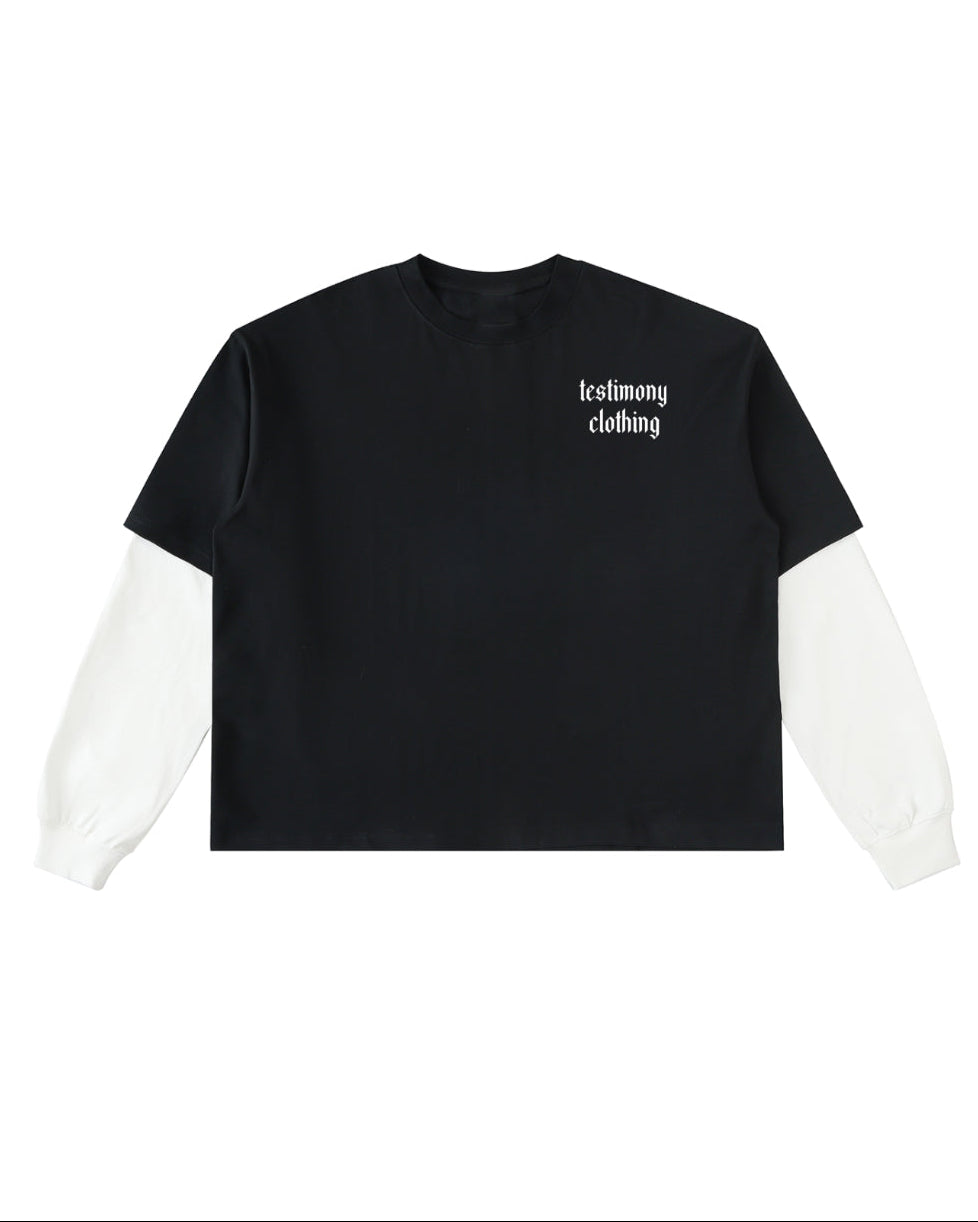 Arch Angel Cross Layered Long Sleeve