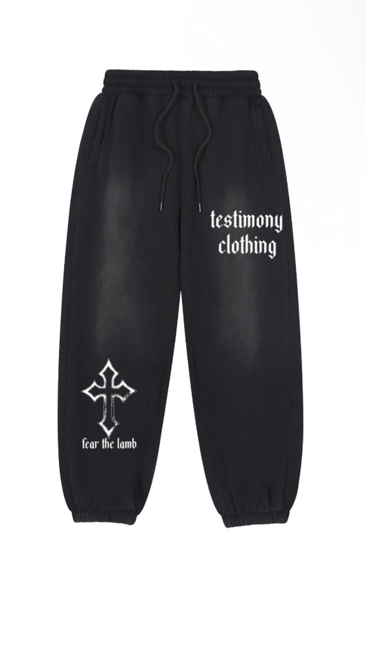 Fear The Lamb Cuffed Sweat Pants