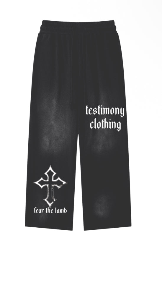 Fear The Lamb Uncuffed Sweat Pants