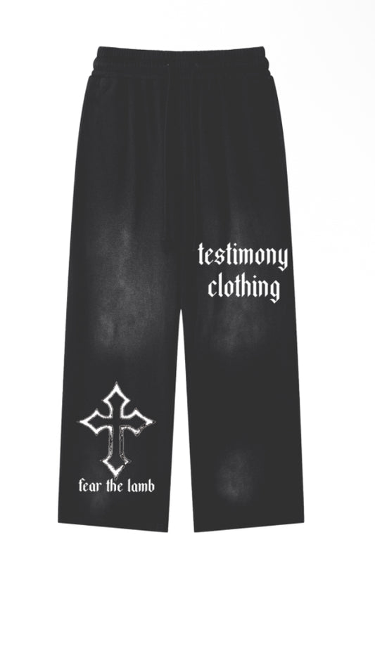 Fear The Lamb Uncuffed Sweat Pants